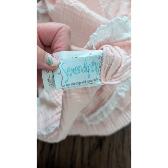 Shrimp & Grits Pink Cotton Pinafore Dress - Picture 6 of 8